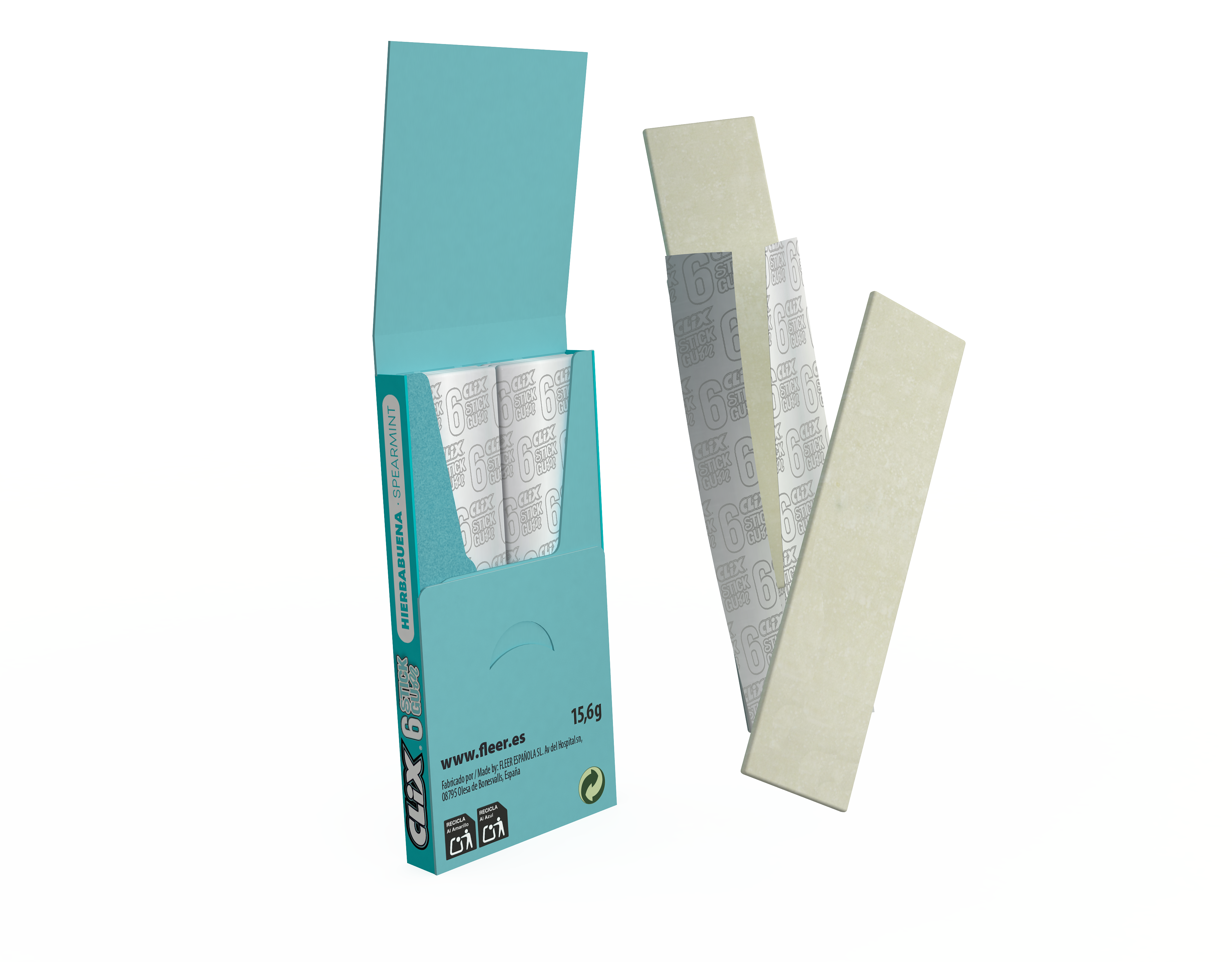 CLIX 6 HIERBABUENA carterita abierta